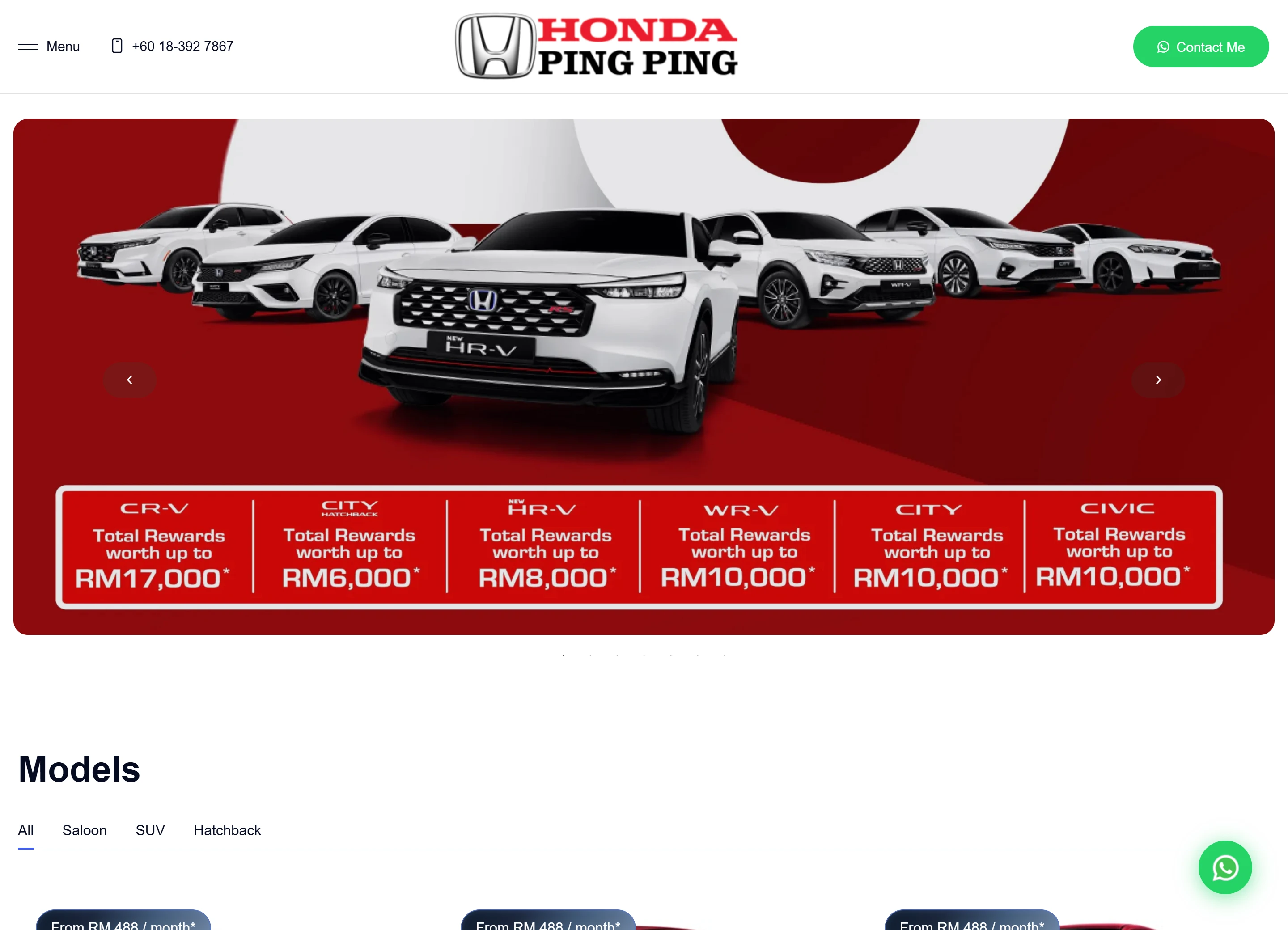 Kepong Honda website