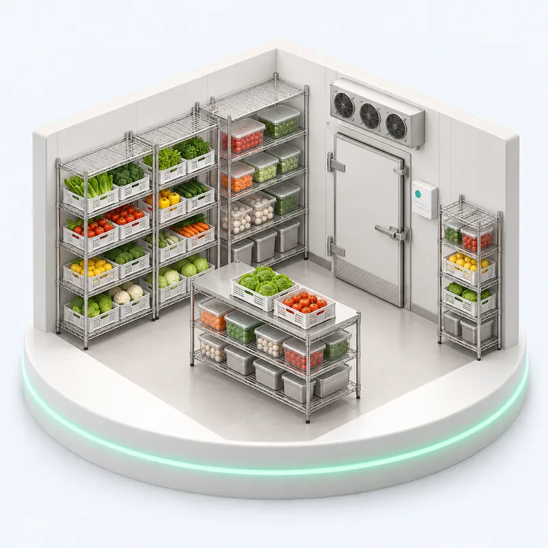 Cold rooms: illustrated room monitored by Warden