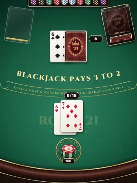 Royal 21, table game