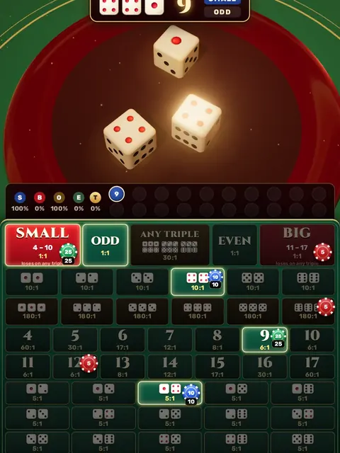 Golden Dice Pavilion, 3d dice