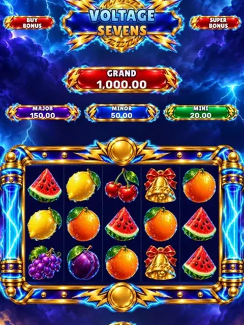 Voltage Sevens, video slot